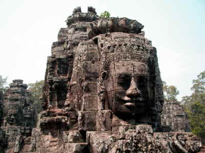 Steinrelief von Seeschlacht Cham gegen Khmer AT
