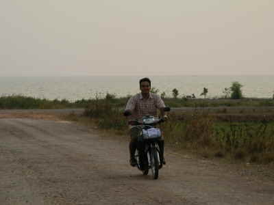 auf dem Weg zum Ortes Beach